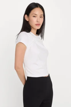 super stretch twist tee
