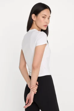 super stretch twist tee