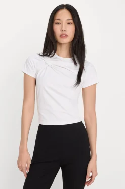super stretch twist tee