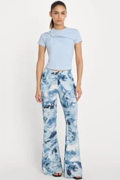 super stretch twist tee