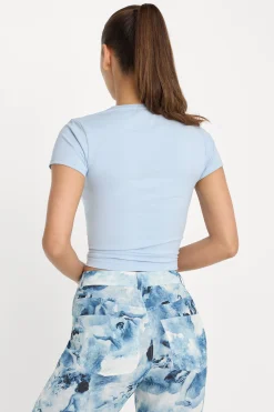 super stretch twist tee