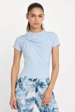 super stretch twist tee