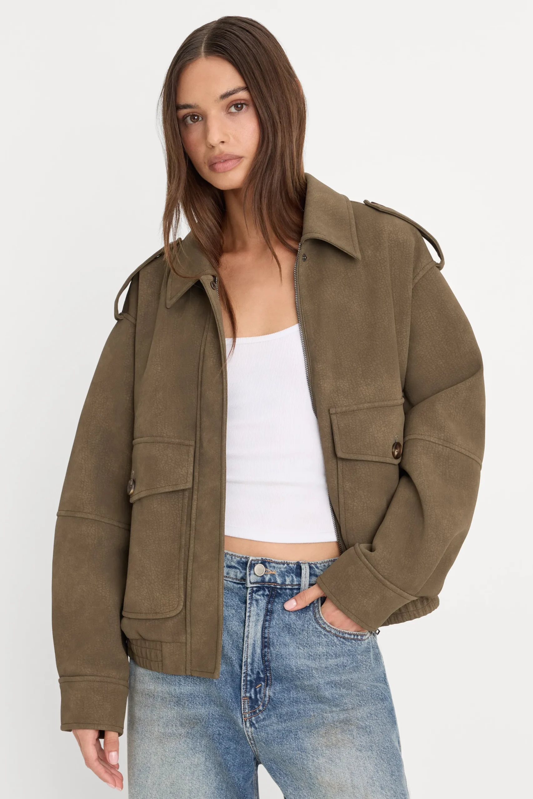 the better than leather bomber