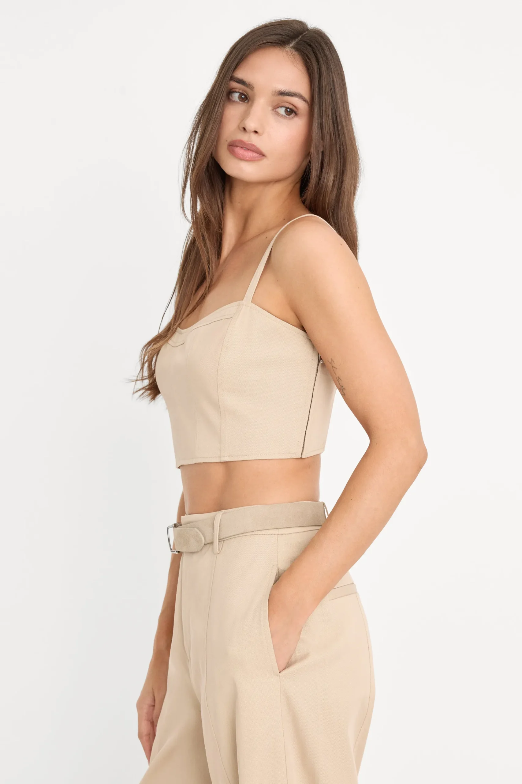 the bustier top