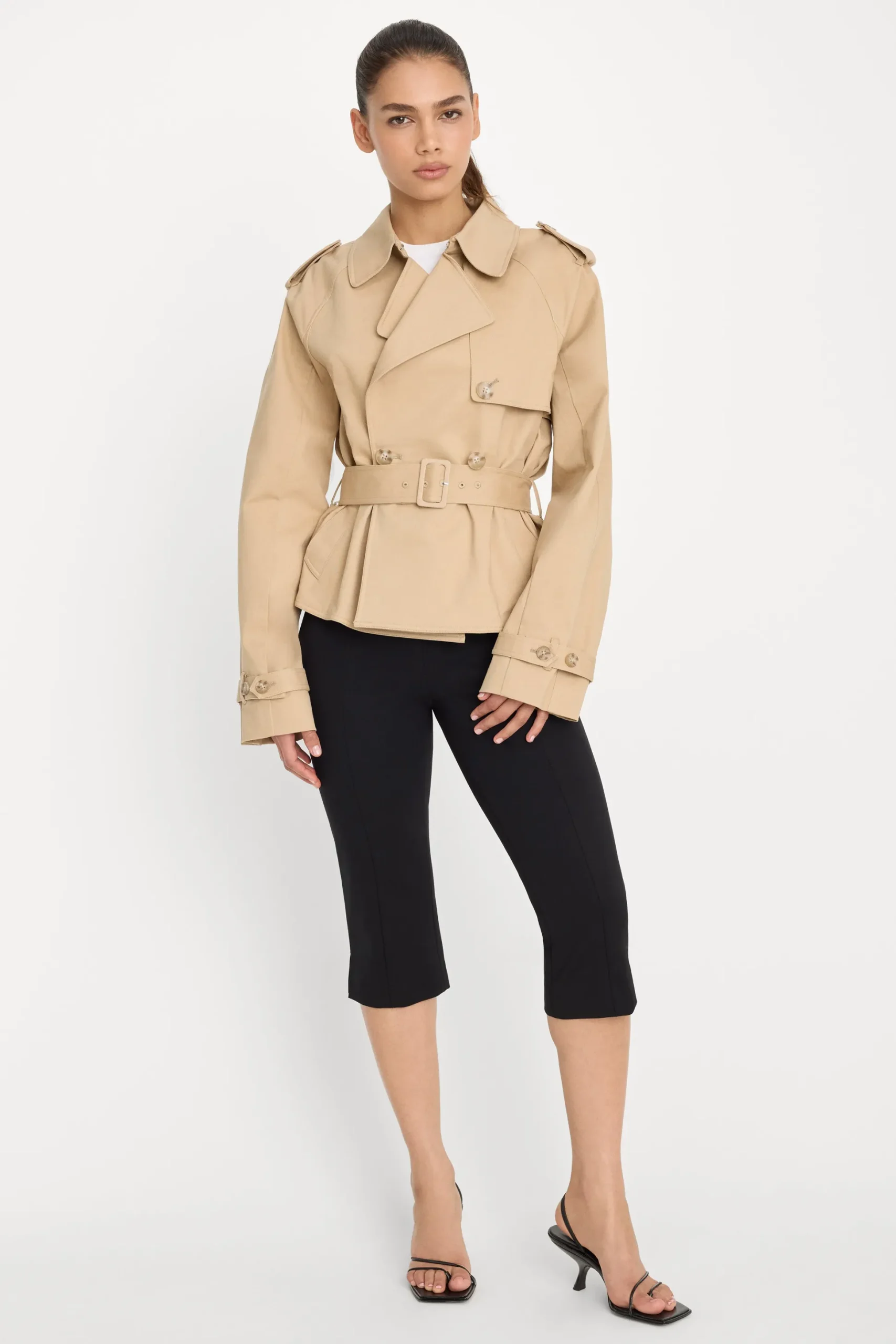 the cropped trench jacket