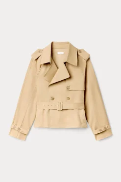 the cropped trench jacket