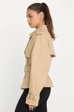 the cropped trench jacket