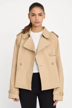 the cropped trench jacket