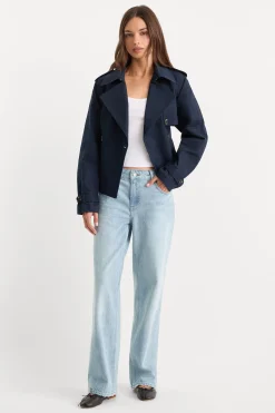 the cropped trench jacket