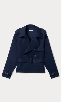 the cropped trench jacket