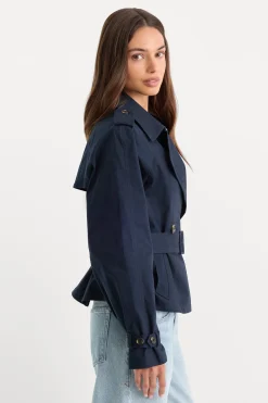 the cropped trench jacket