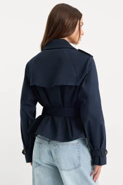 the cropped trench jacket