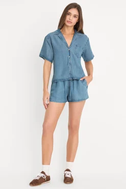 the denim camp shirt