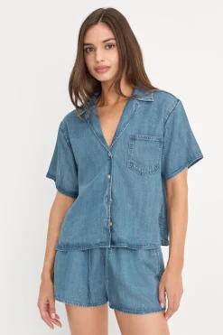 the denim camp shirt