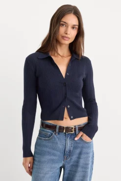 the ladder rib cardigan