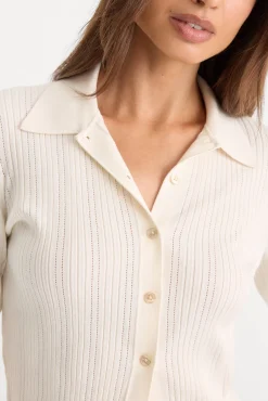 the ladder rib cardigan