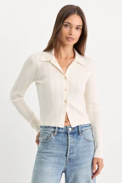 the ladder rib cardigan