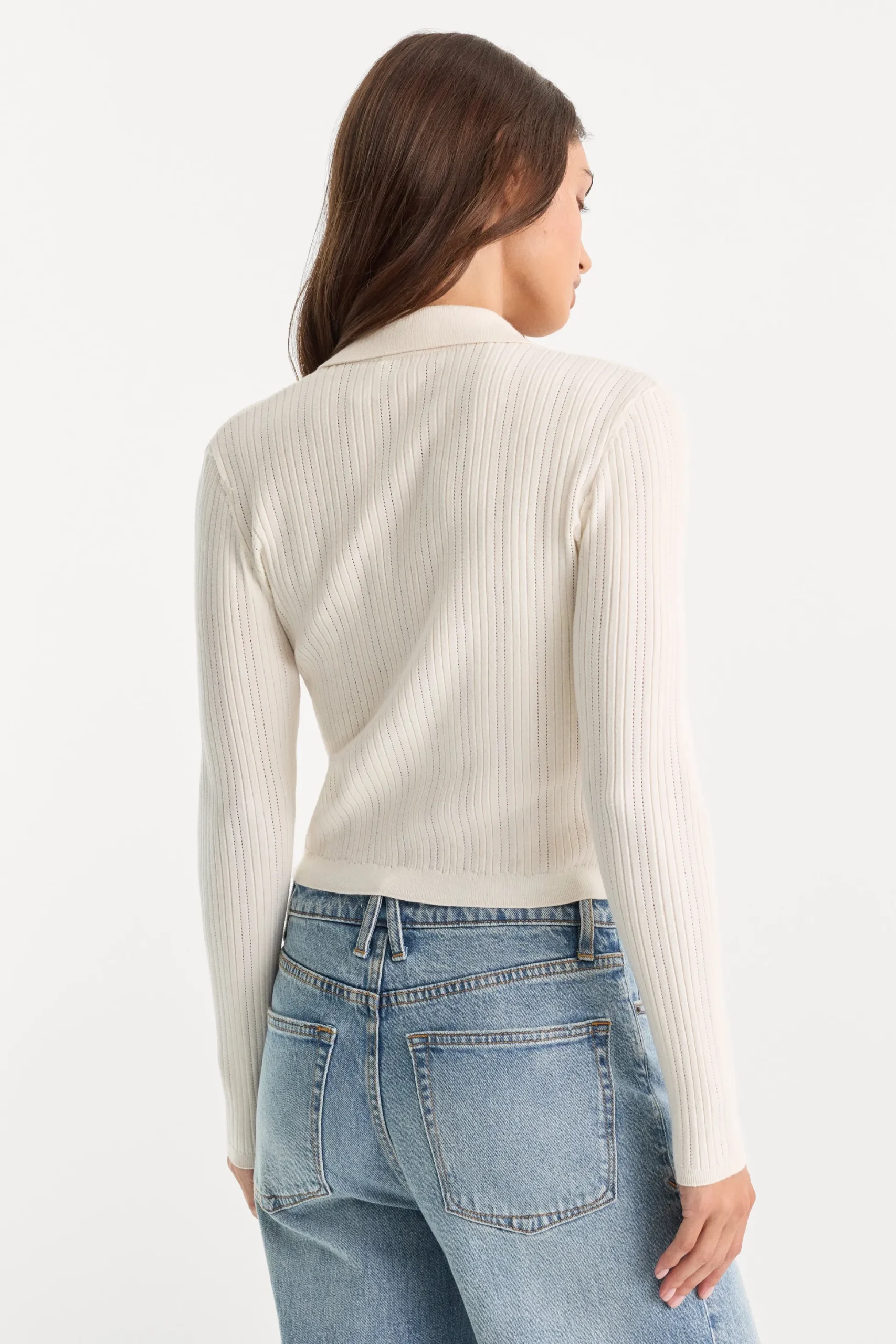 the ladder rib cardigan