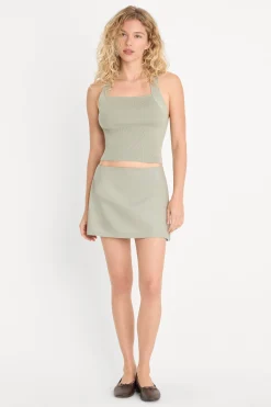 the linen skort