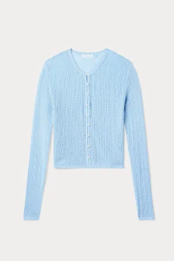 the open knit cardigan