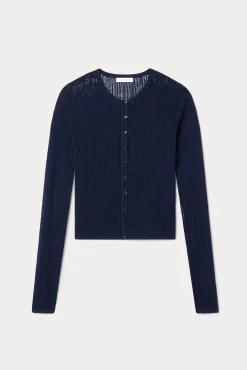 the open knit cardigan