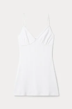 the pointelle mini dress