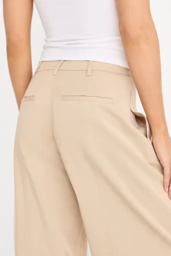 the seamed wide leg trouser