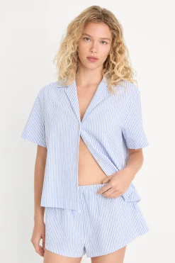 the seersucker camp shirt