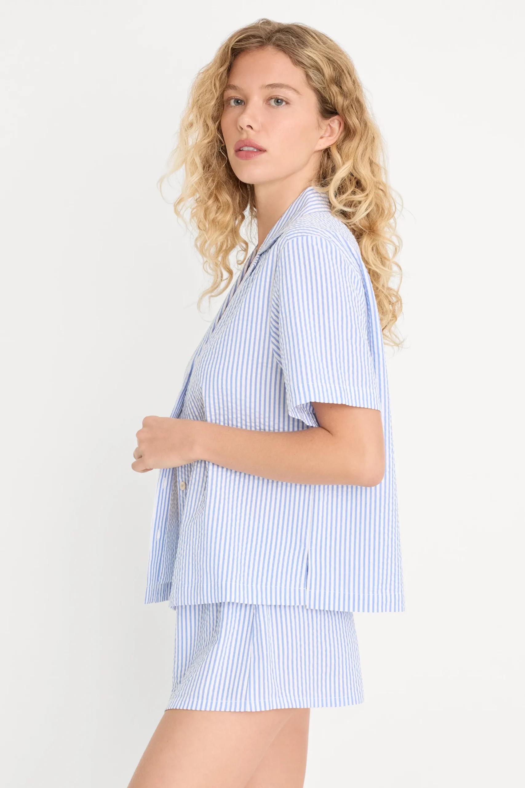 the seersucker camp shirt