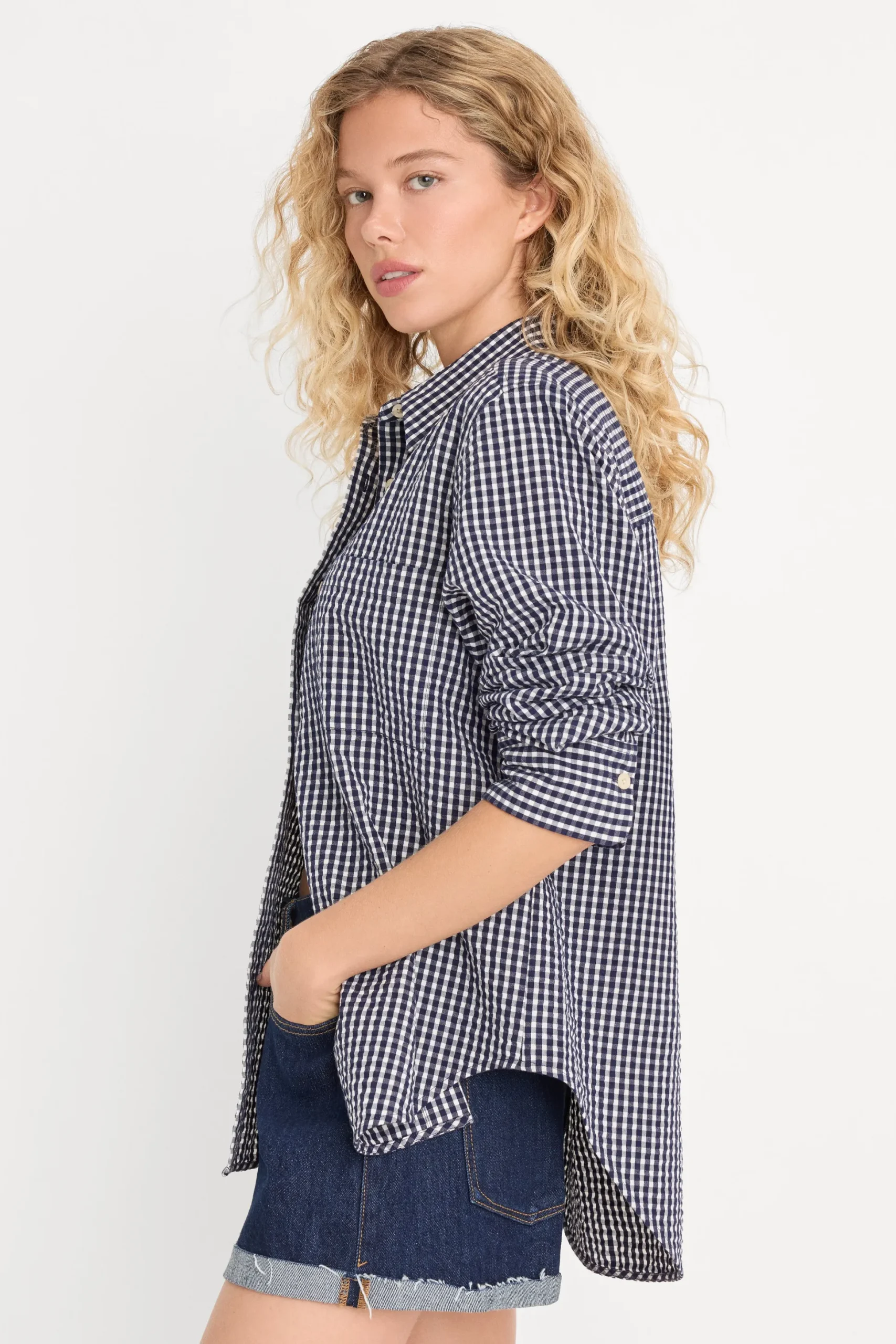 the seersucker shirt