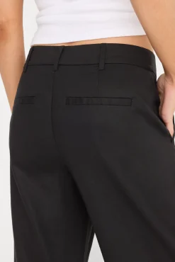 the wide leg linen trouser