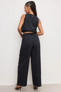 twill parachute pants