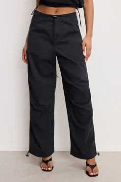 twill parachute pants