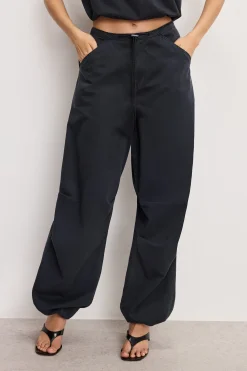twill parachute pants