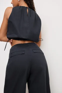 twill parachute pants