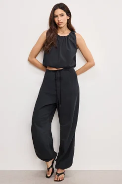 twill parachute pants