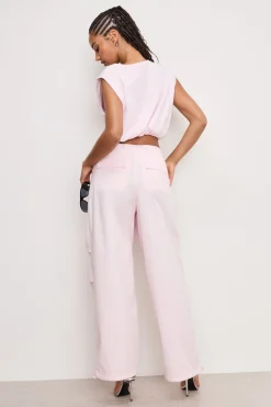 twill parachute pants