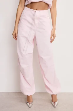 twill parachute pants