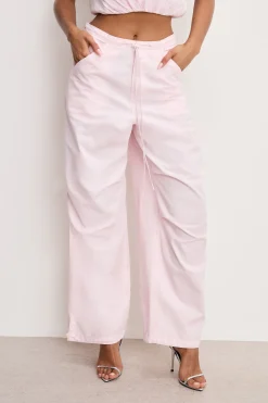 twill parachute pants