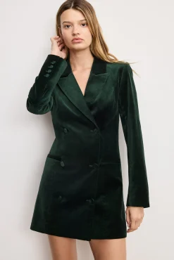 velvet exec dress