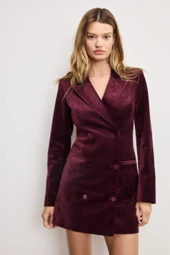 velvet exec dress