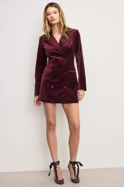 velvet exec dress