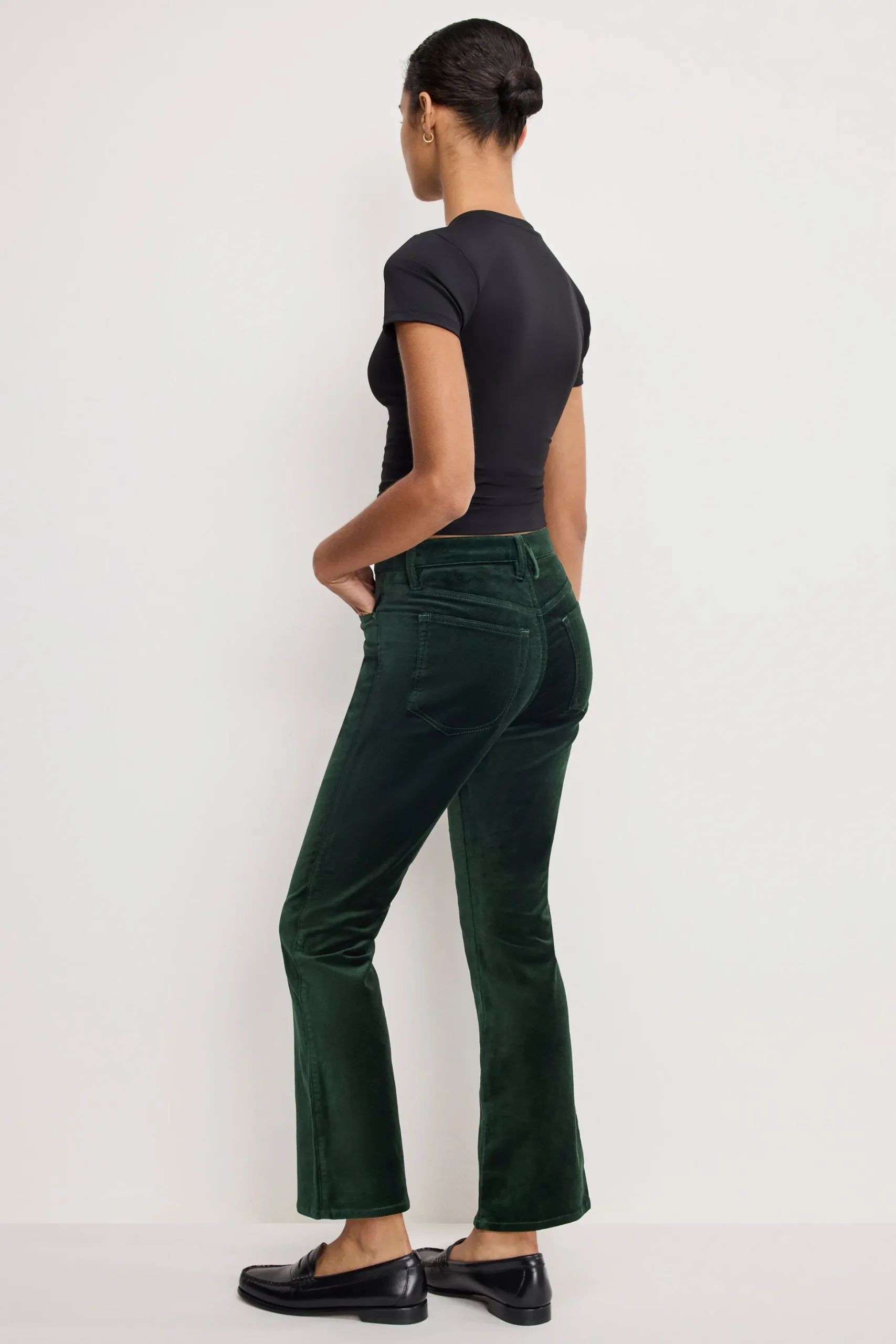 velvet good high rise kick flare pants