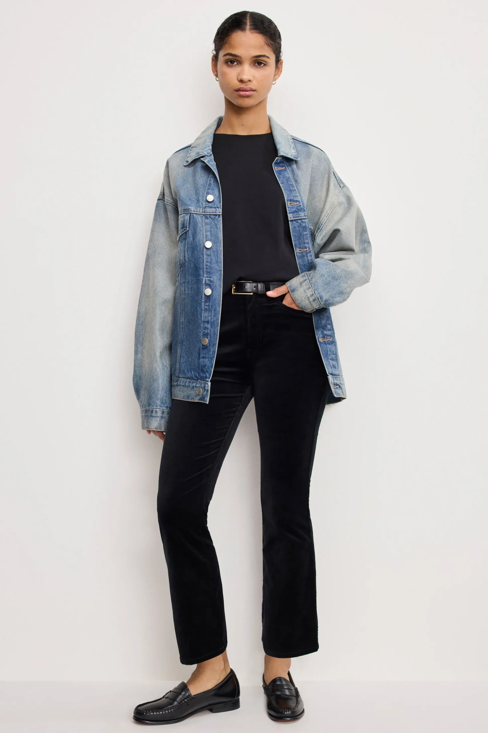 velvet good high rise kick flare pants