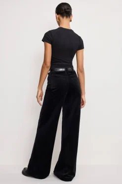 velvet good waist palazzo pants