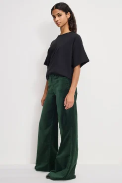 velvet good waist palazzo pants