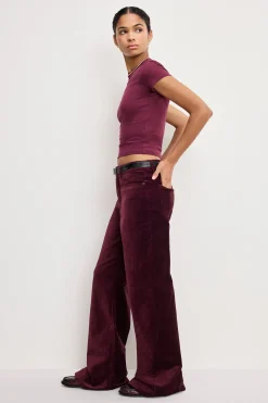 velvet good waist palazzo pants