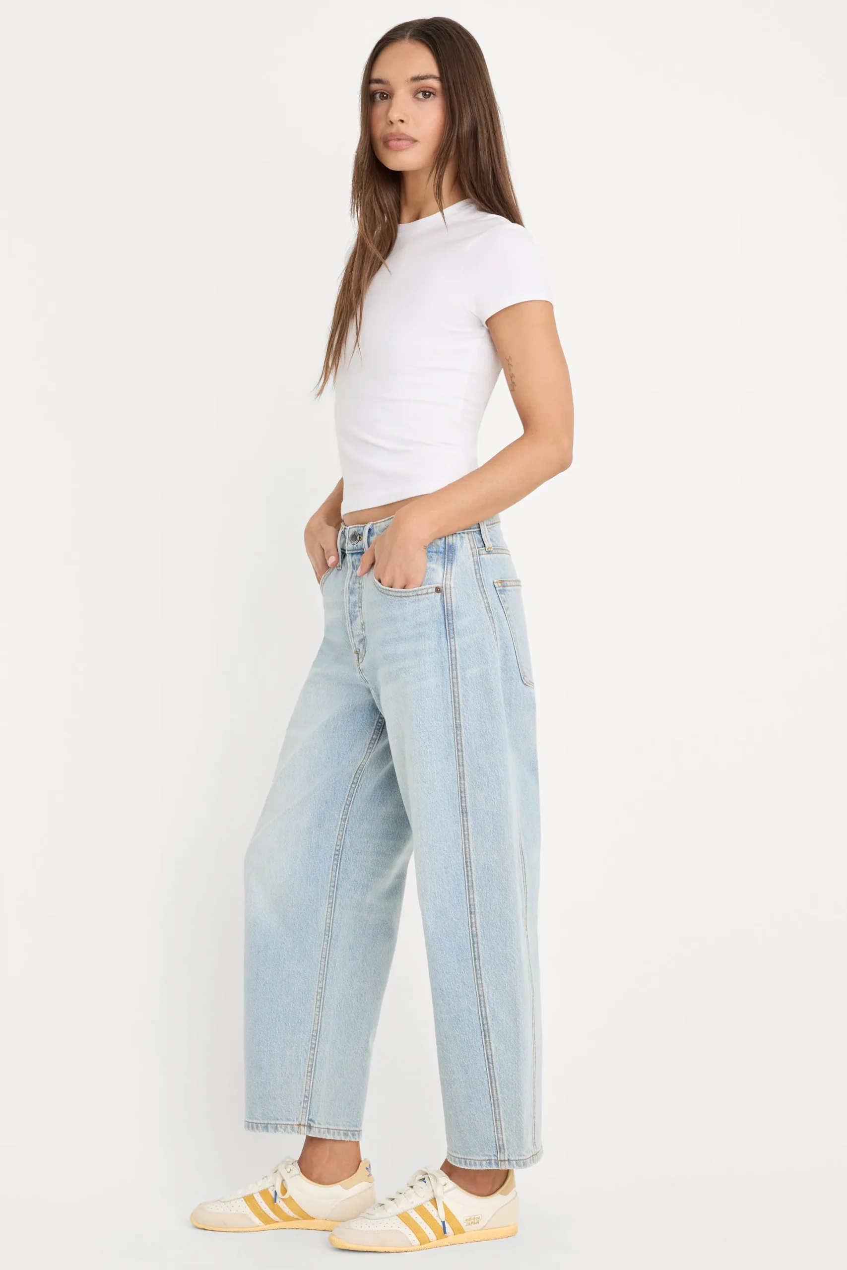 vintage barrel ankle jeans