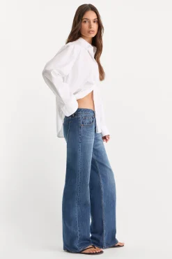 vintage low loose jeans