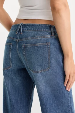 vintage low loose jeans